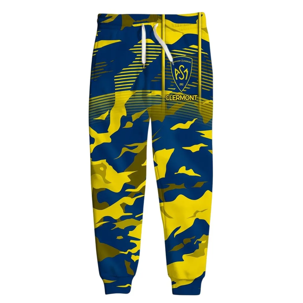 ASM Clermont Auvergne Sweatpants, All Over Print Pants KH271025153