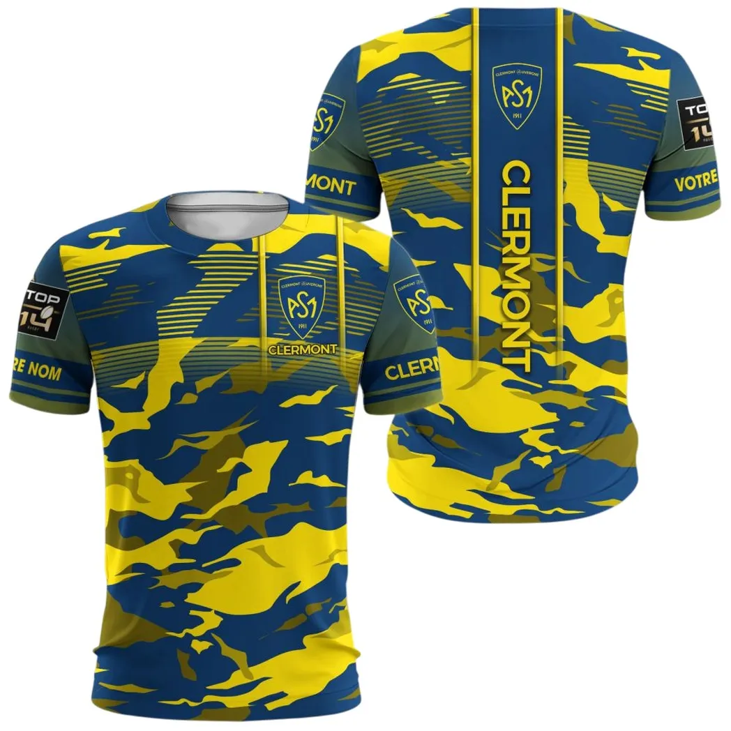 ASM Clermont Auvergne T-shirt, All Over Print Shirt KH271025153