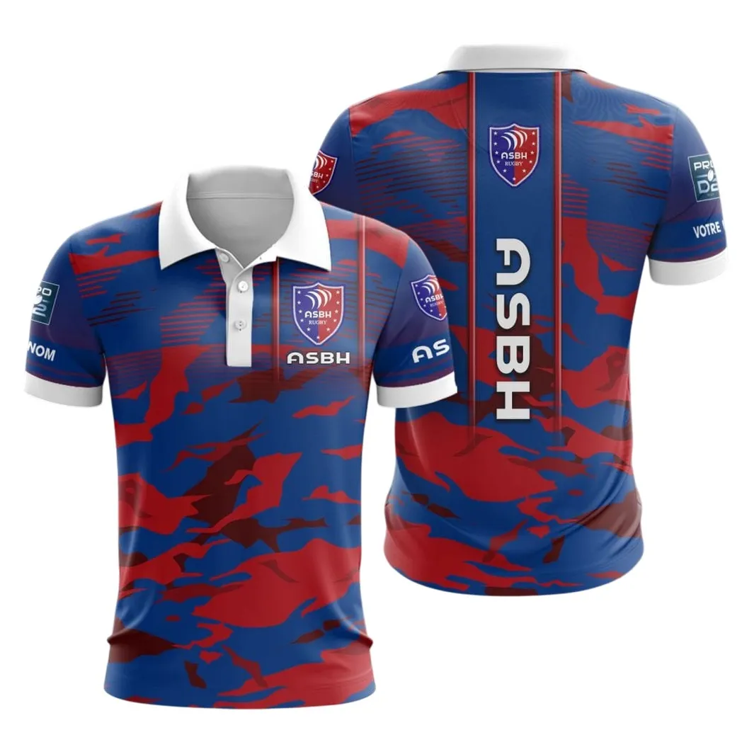 AS Beziers Herault Polo Shirt, All Over Print Shirt KH271025154