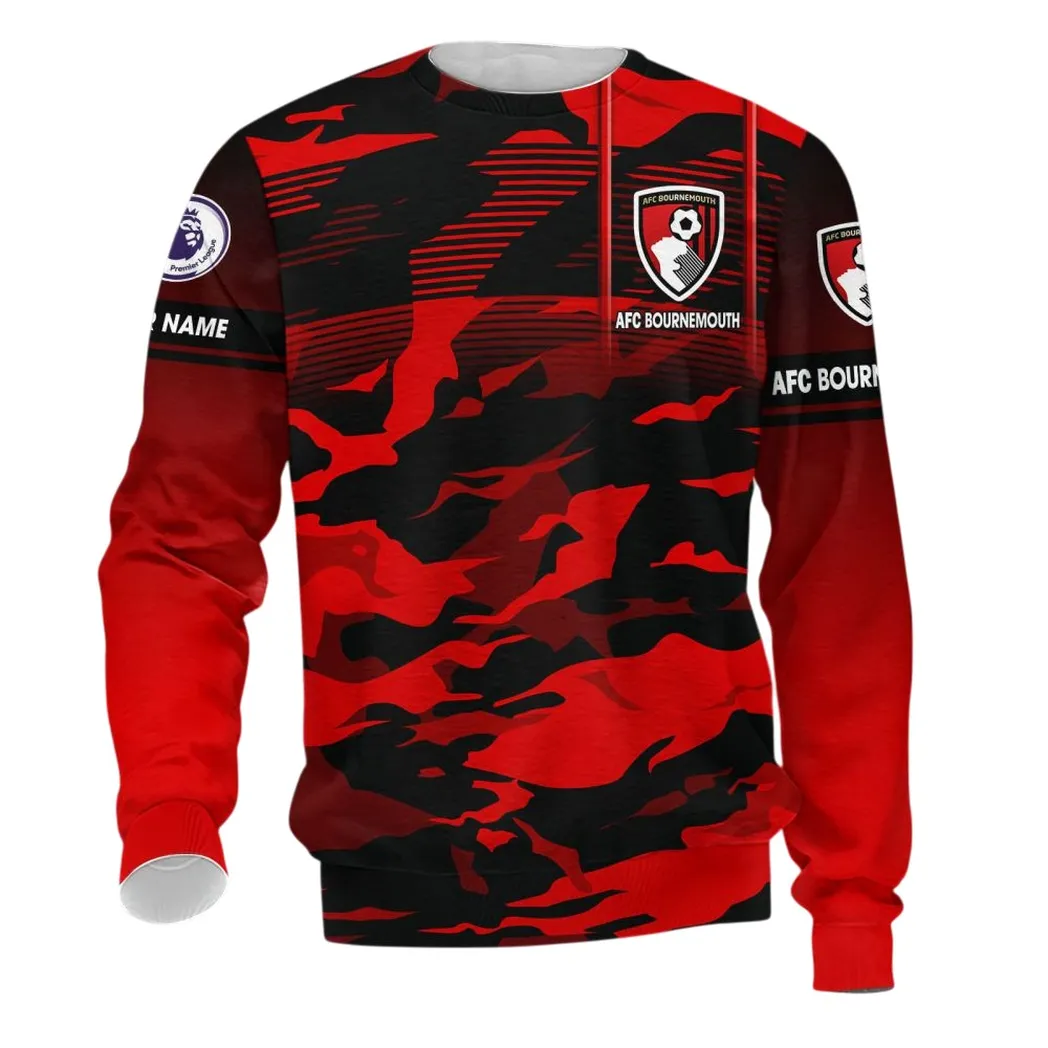 A.F.C. Bournemouth Long-Sleeved Shirt, All Over Print Shirt KH271025155