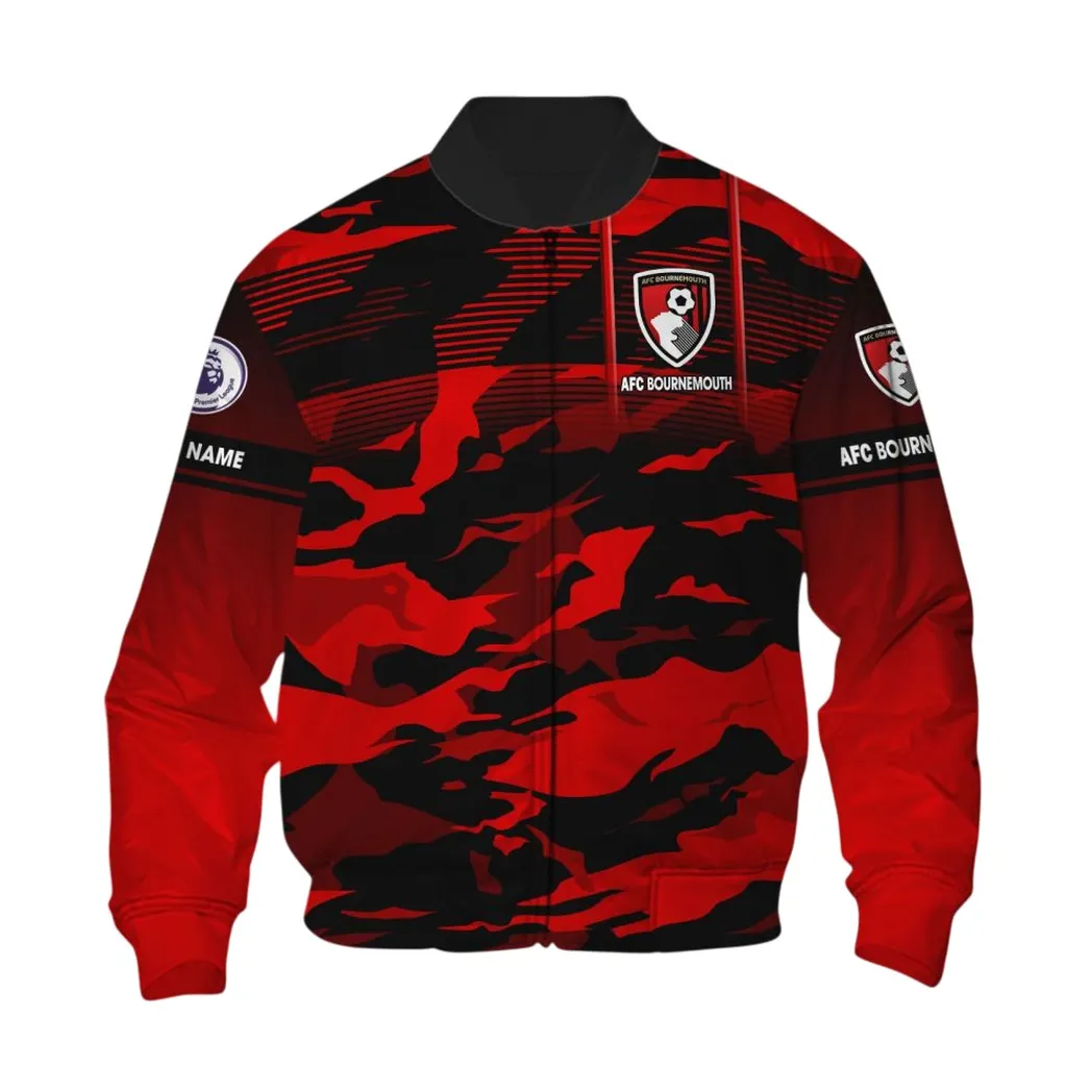 A.F.C. Bournemouth Bomber Jacket, All Over Print Jacket KH271025155