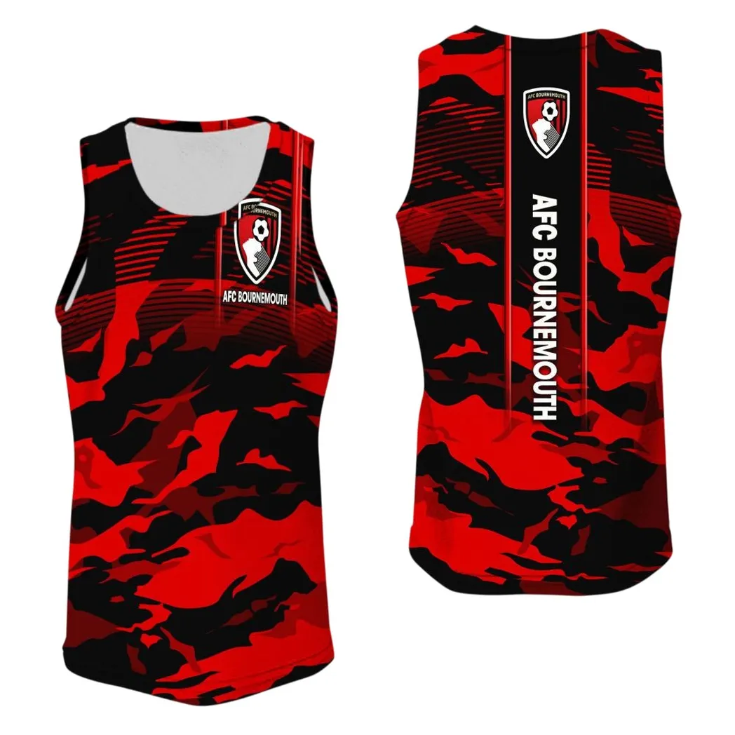 A.F.C. Bournemouth Tank Top, All Over Print Shirt KH271025155