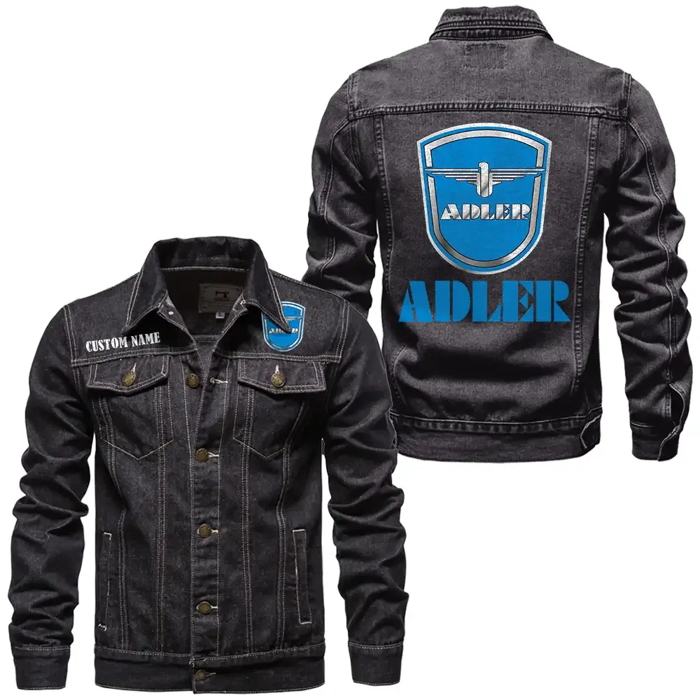 Built Culture Denim Jacket, Rugged Denim for Gearheads CAR190 - Black