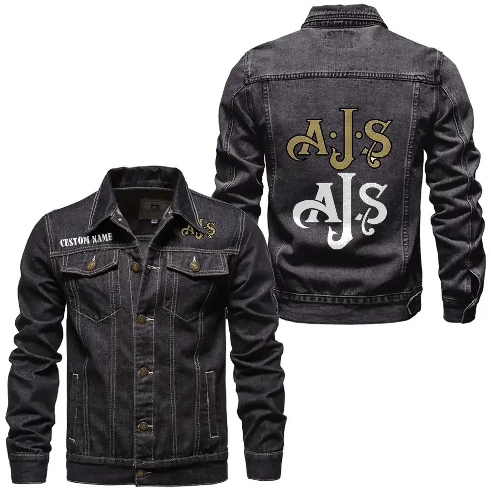 Everyday Ride Denim Jacket, Motorcycle Pride Denim Style CAR190 - Black