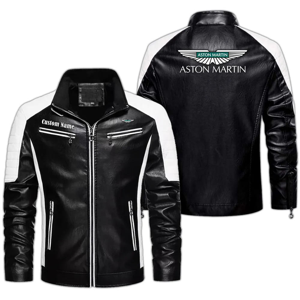 Sleek Roadster Men's Pu Leather Jacket, Road Spirit PU Strength CAR040 - Black