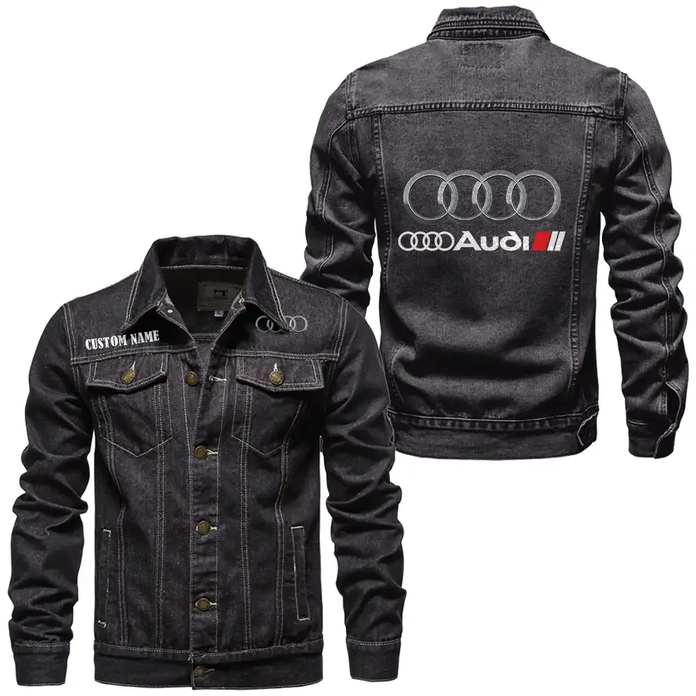 German Car Denim Jacket, Ride Bold in Denim CAR190 - Black