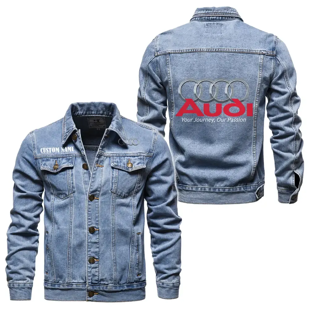 German Car Denim Jacket, Performance Denim for Riders CAR190 - Light Blue
