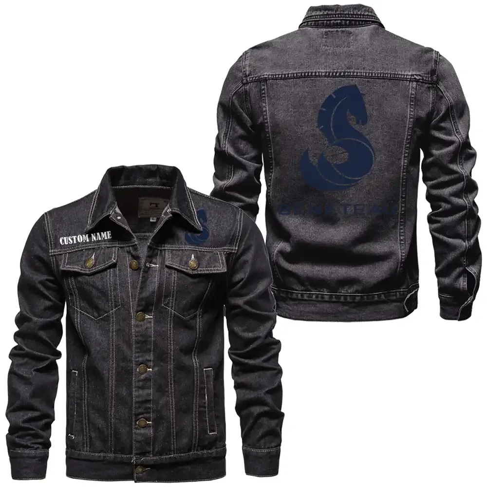 Bold Motion Denim Jacket, Motorcycle Pride Denim Style CAR190 - Black
