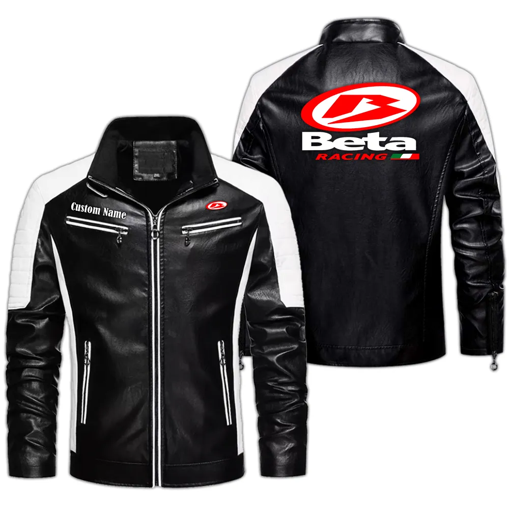 Motocross Ride Men's Pu Leather Jacket, Everyday Rugged PU Jacket CAR040 - Black