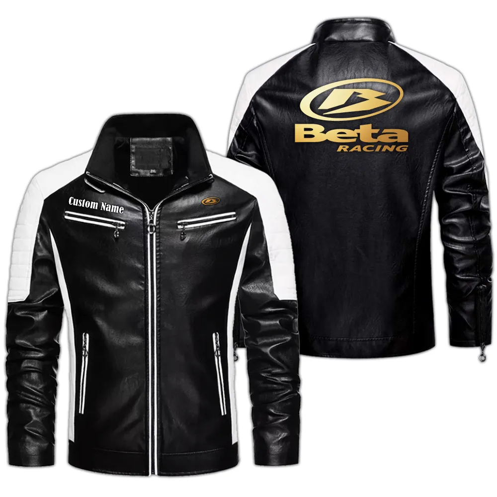 Lifestyle Ride Men's Pu Leather Jacket, Motorcycle Spirit PU Style CAR040 - Black