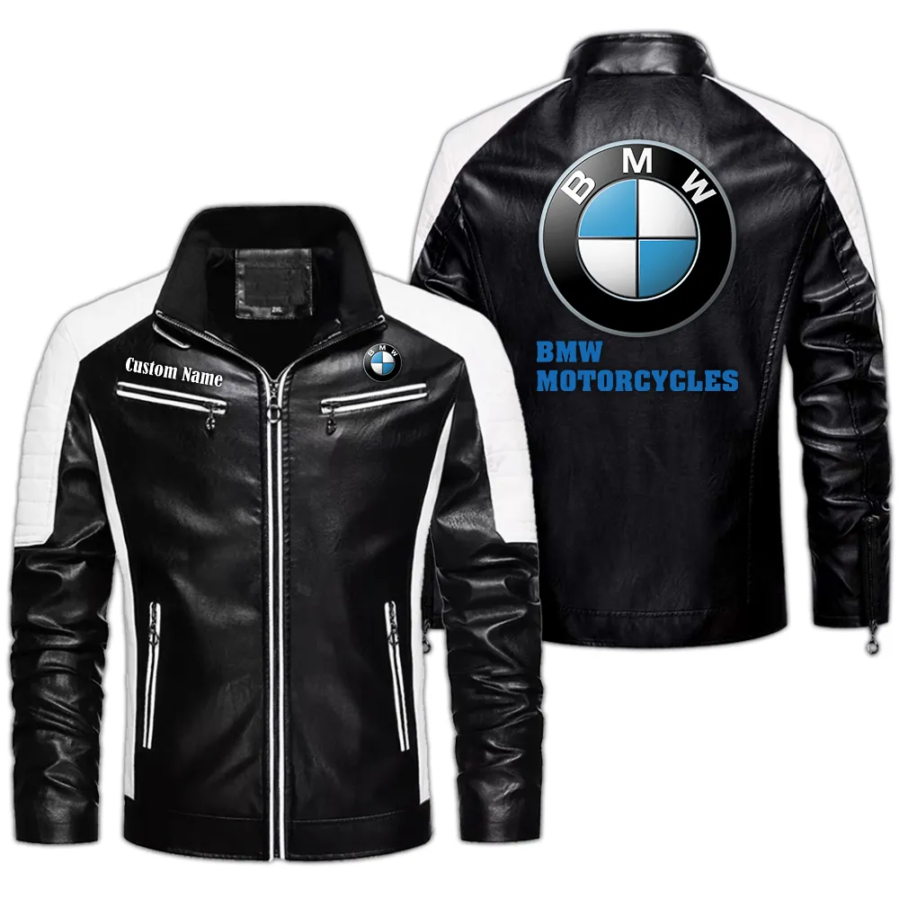 Enduro Motorcycle Men's Pu Leather Jacket, Street-Ready PU Leather Jacket CAR040 - Black