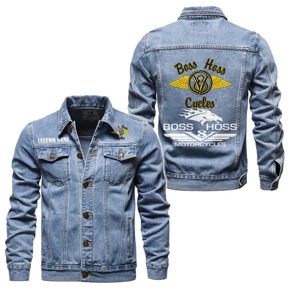 Power Cruiser Denim Jacket, Performance Denim for Riders CAR190 - Light Blue