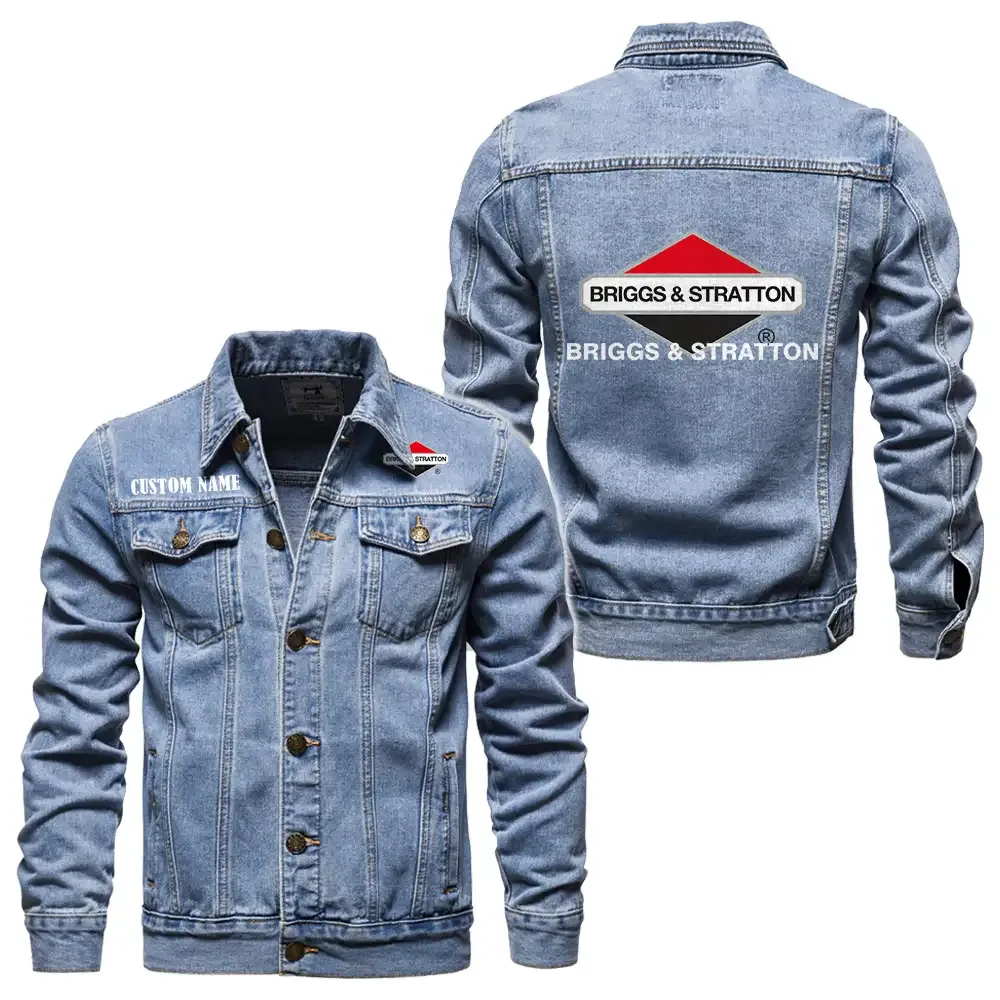 Motion Energy Denim Jacket, Classic Fit Gearhead Spirit CAR190 - Light Blue