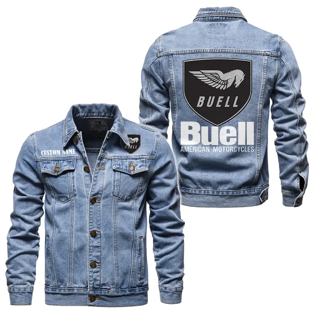 Performance Bike Denim Jacket, Rugged Jacket Garage Comfort CAR190 - Light Blue