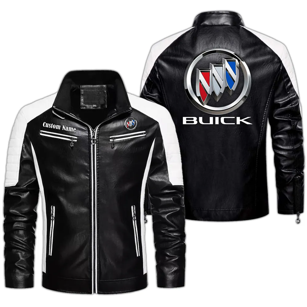 American Luxury Vehicle Men's Pu Leather Jacket, Driven Style PU Leather CAR040 - Black