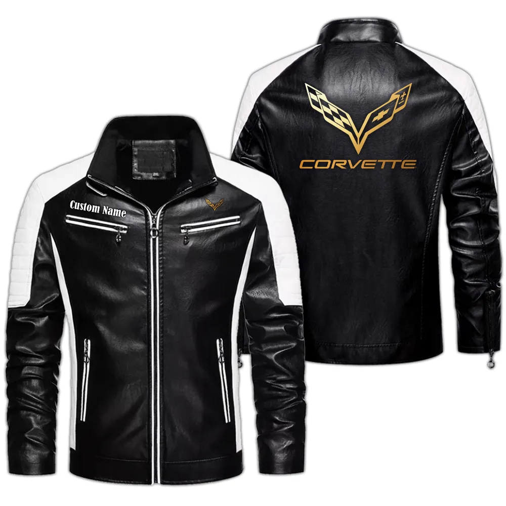 Sleek Sports Coupe Men's Pu Leather Jacket, Rider Pride PU Jacket CAR040 - Black