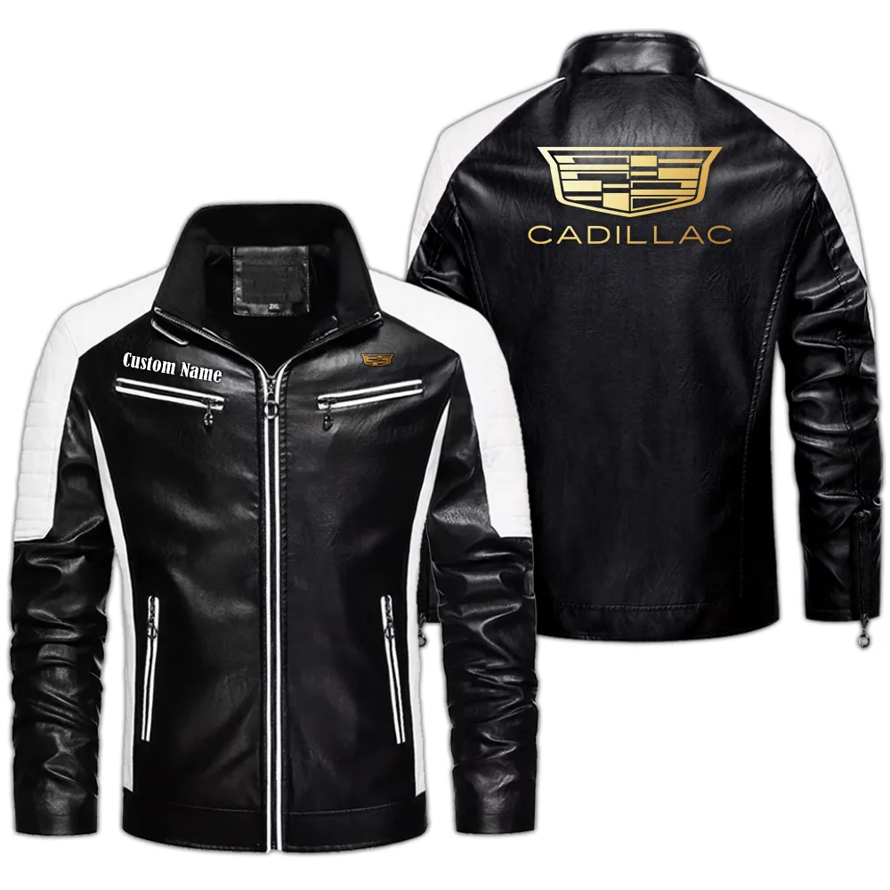 Sophisticated Urban Cruiser Men's Pu Leather Jacket, Street-Ready PU Leather Jacket CAR040 - Black