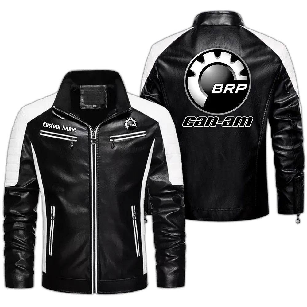 All-Terrain Rider Men's Pu Leather Jacket, Rider Lifestyle PU Leather CAR040 - Black