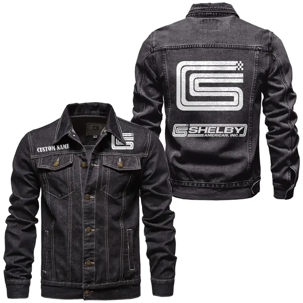 Road Life Denim Jacket, Motorcycle Pride Denim Style CAR190 - Black