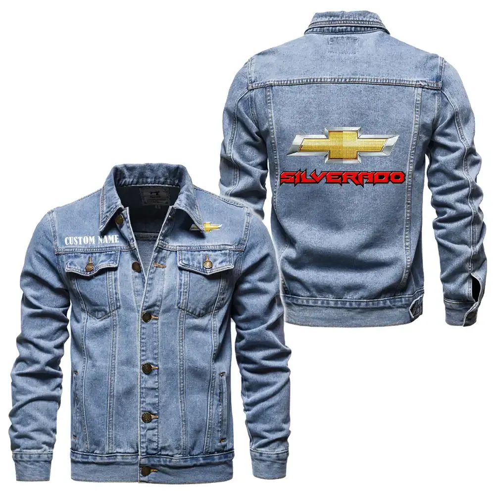 Tough Truck Denim Jacket, Denim Spirit for Drivers CAR190 - Light Blue