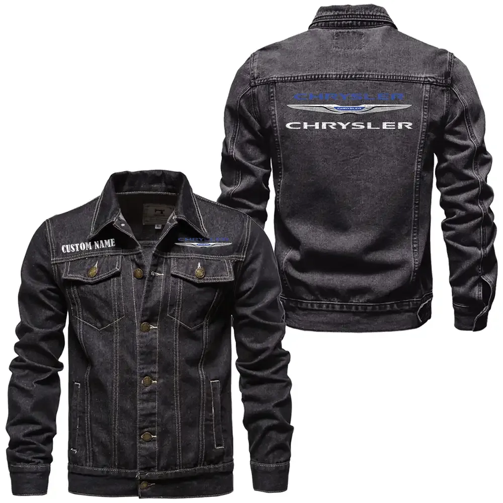 Classic Automobile Denim Jacket, Rider Lifestyle Denim Jacket CAR190 - Black