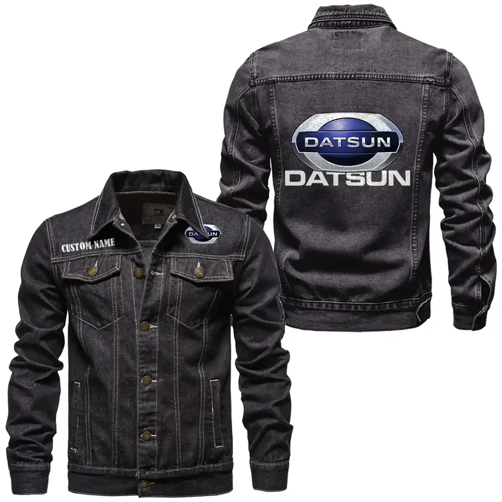 Vintage Coupe Denim Jacket, Denim Jacket Built Tough CAR190 - Black