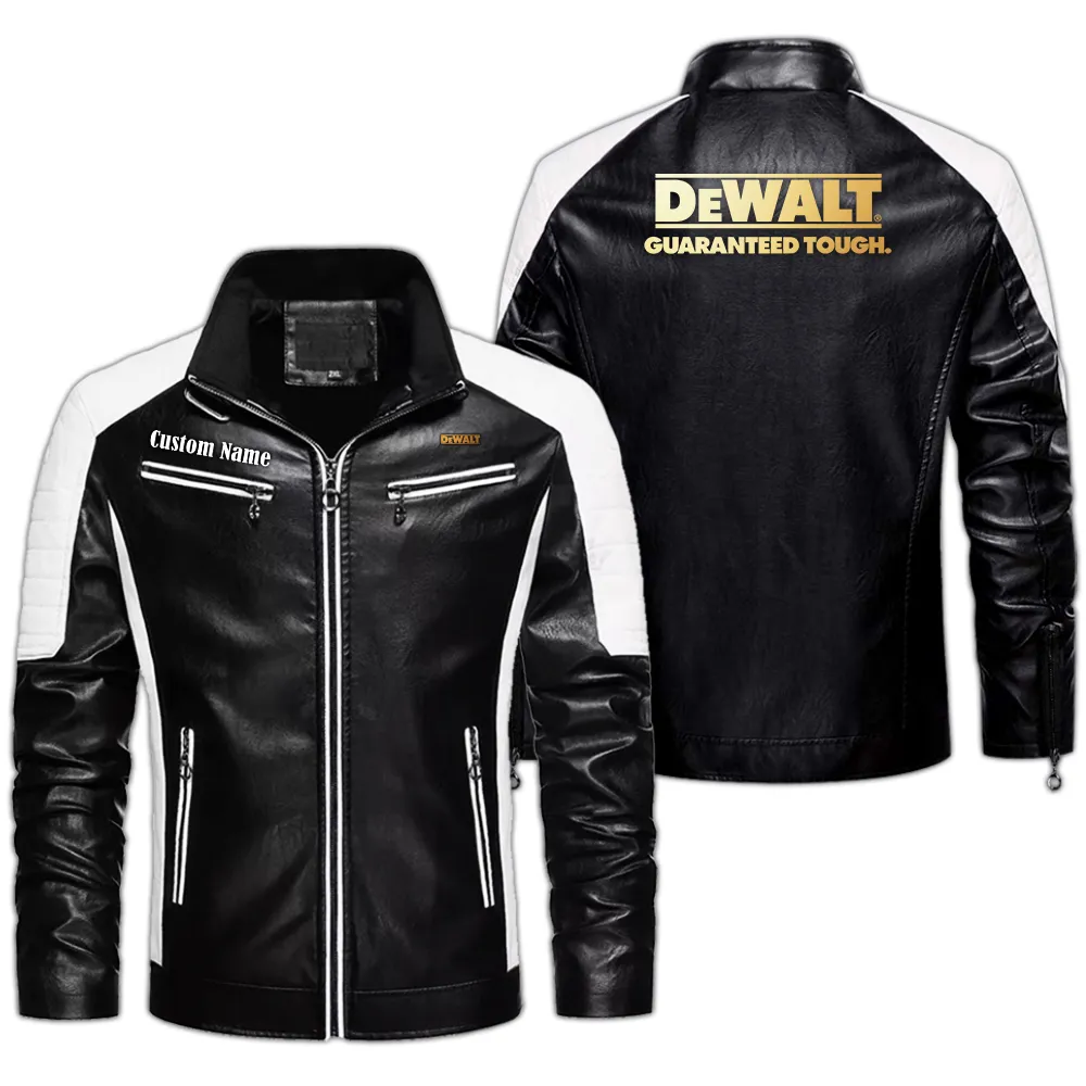 Workday Life Men's Pu Leather Jacket, Road-Ready PU Leather Style CAR040 - Black