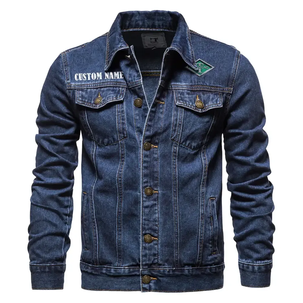 Bold Spirit Denim Jacket, Rider Lifestyle Denim Jacket CAR190 - Dark Blue