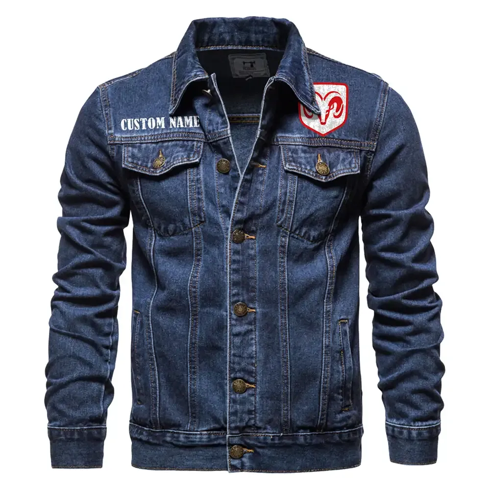 Performance Sedan Denim Jacket, True Gearhead Denim Look CAR190 - Dark Blue