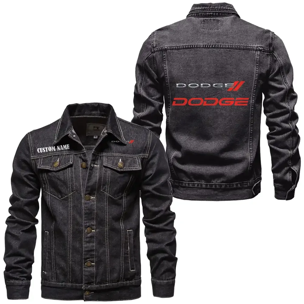 Power Car Denim Jacket, Garage-Ready Denim Wear CAR190 - Black