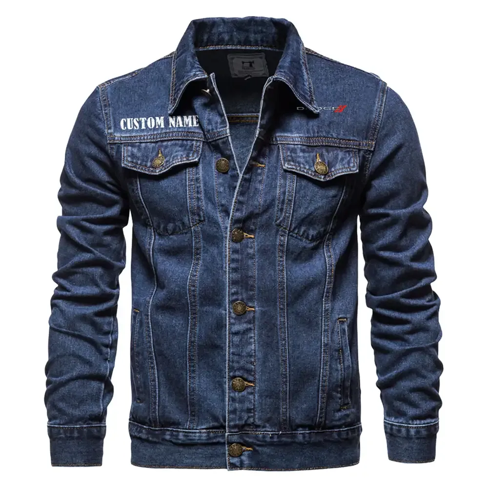 Classic Car Denim Jacket, Denim Strength for Drivers CAR190 - Dark Blue