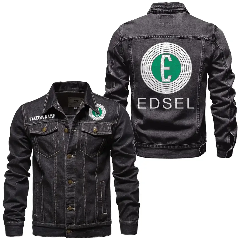 Built Style Denim Jacket, Road Life Denim Ready CAR190 - Black