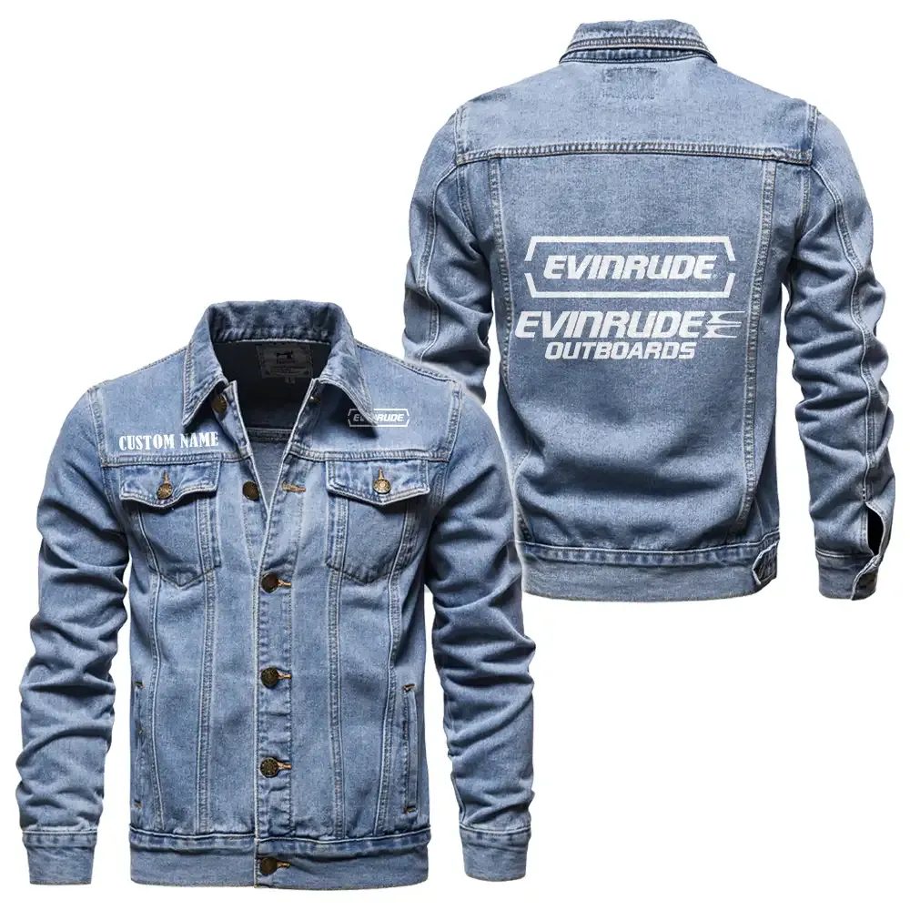 Sea Engine Denim Jacket, Performance Denim for Riders CAR190 - Light Blue