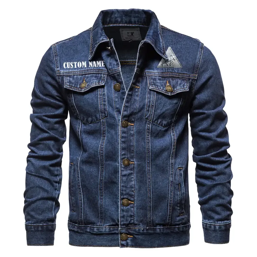 Advanced Farming Tractor Denim Jacket, Denim Jacket Built Tough CAR190 - Dark Blue
