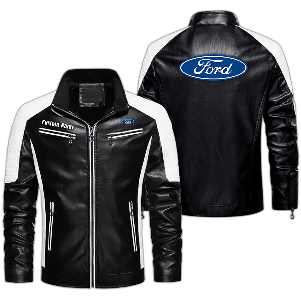 Outdoor Adventure Ride Men's Pu Leather Jacket, Rider Pride PU Jacket CAR040 - Black