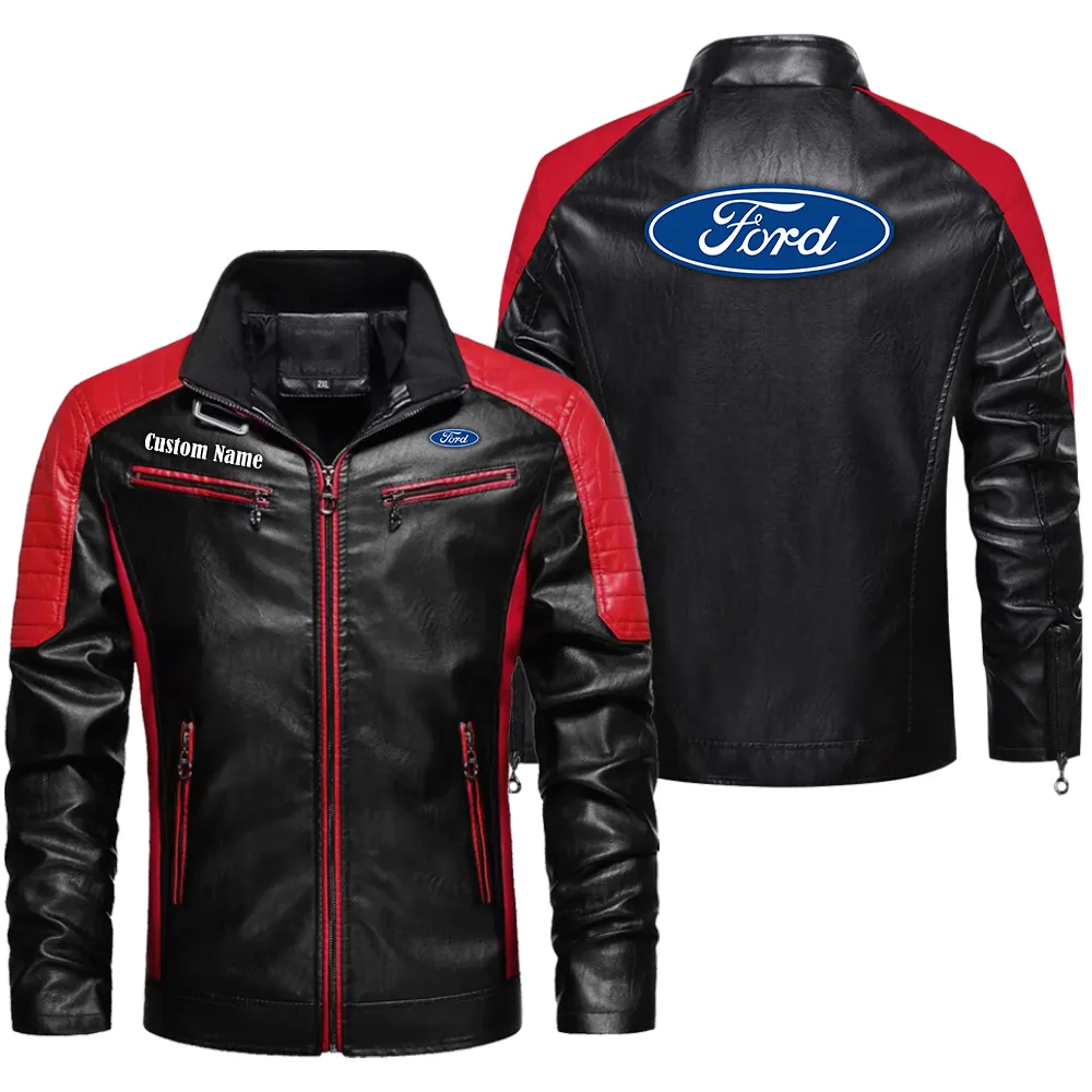Heritage SUV Men's Pu Leather Jacket, Rider Lifestyle PU Leather CAR040 - Red