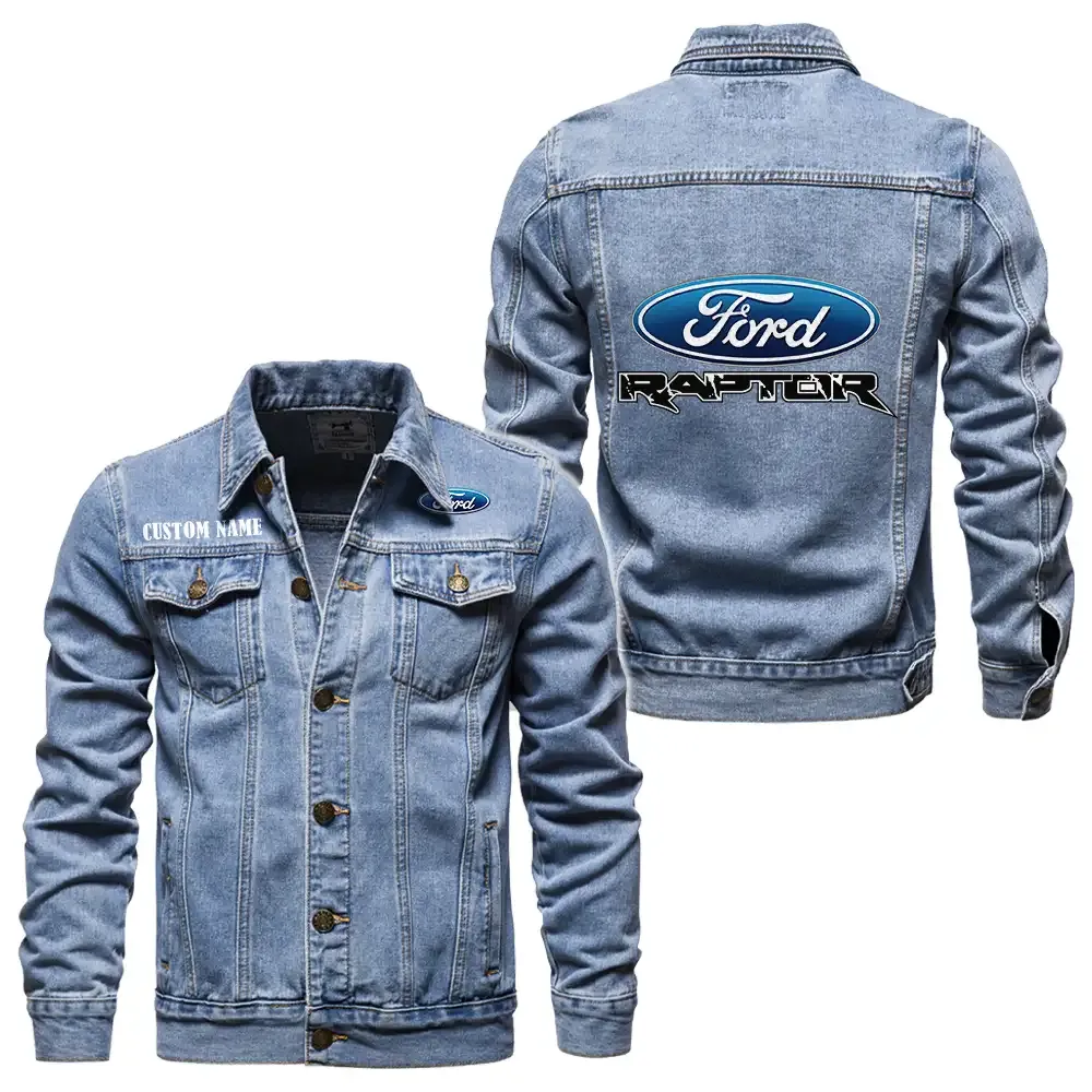 Off-Road Gear Denim Jacket, Street Spirit Denim Jacket CAR190 - Light Blue