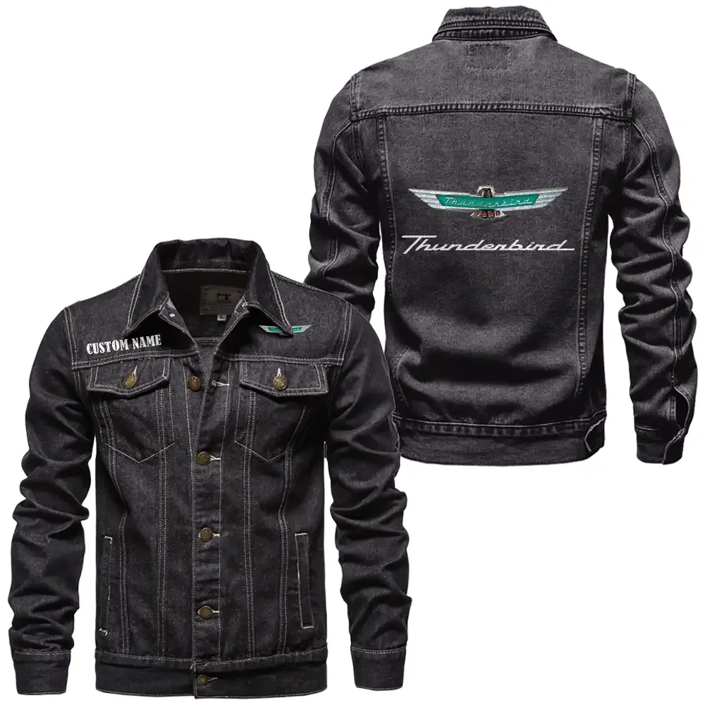 Iconic Road Cruiser Denim Jacket, Everyday Rugged Denim Jacket CAR190 - Black