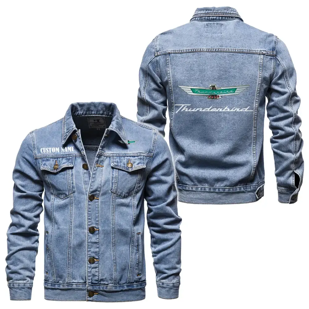Retro Cruiser Car Denim Jacket, Performance Denim for Riders CAR190 - Light Blue