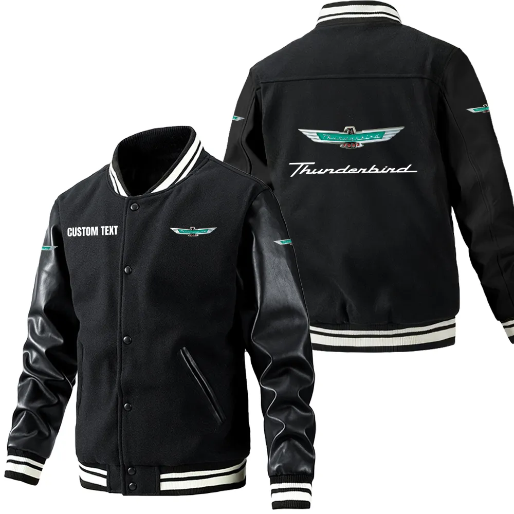 Nostalgic Driving Machine Leather Baseball Jacket, Everyday Comfort Leather Strength CAR180 - Black