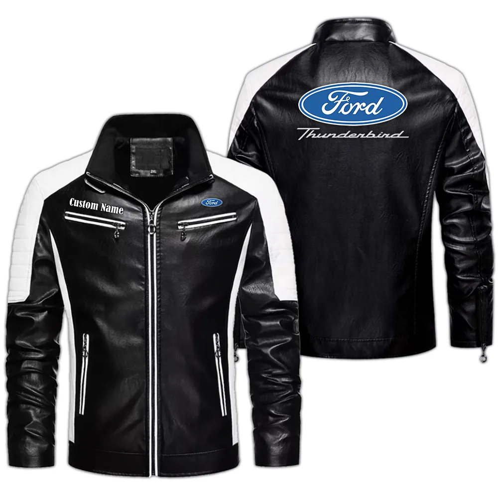 Classic American Auto Men's Pu Leather Jacket, Garage-Ready Leather Jacket CAR040 - Black