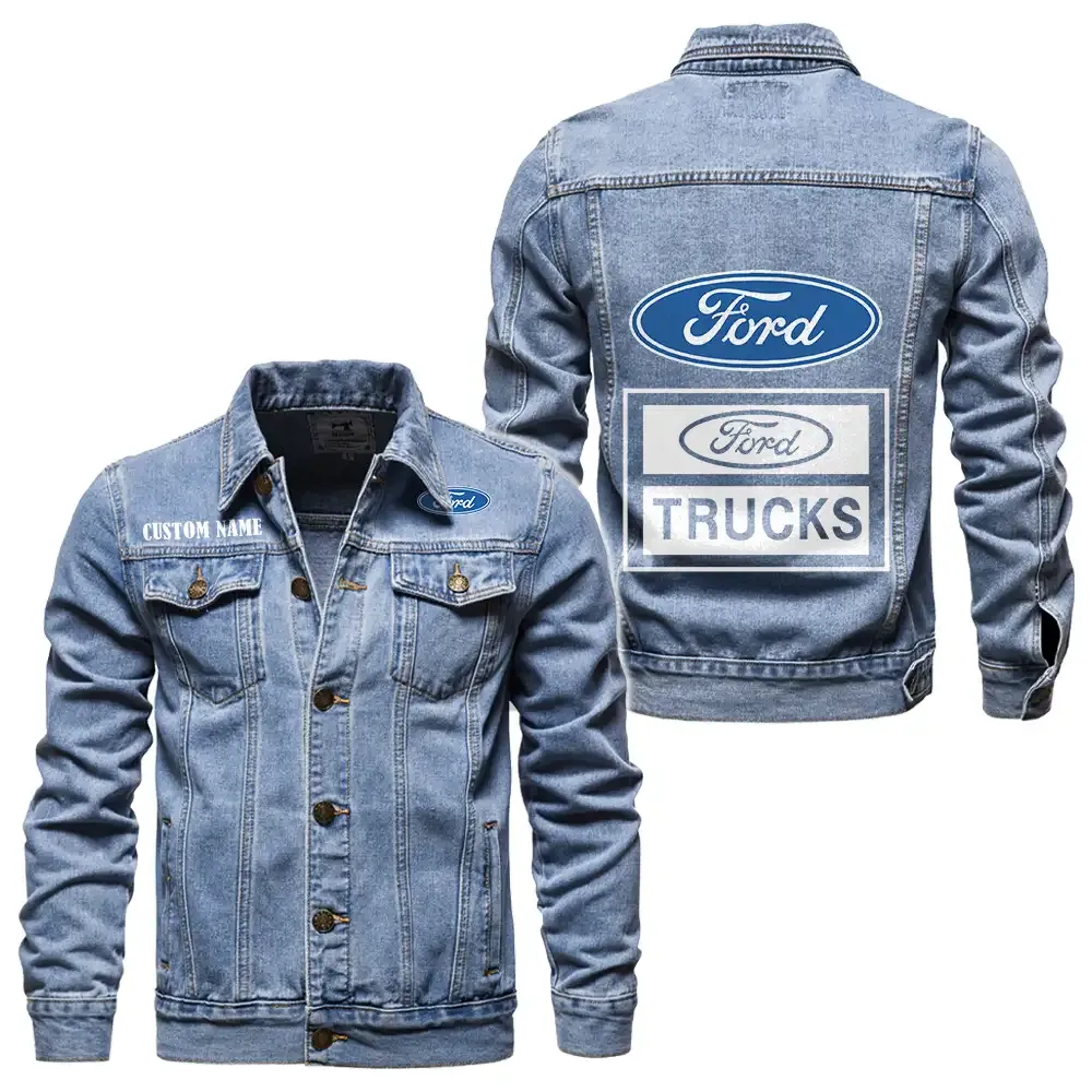Drive Style Denim Jacket, Rider Lifestyle Denim Jacket CAR190 - Light Blue