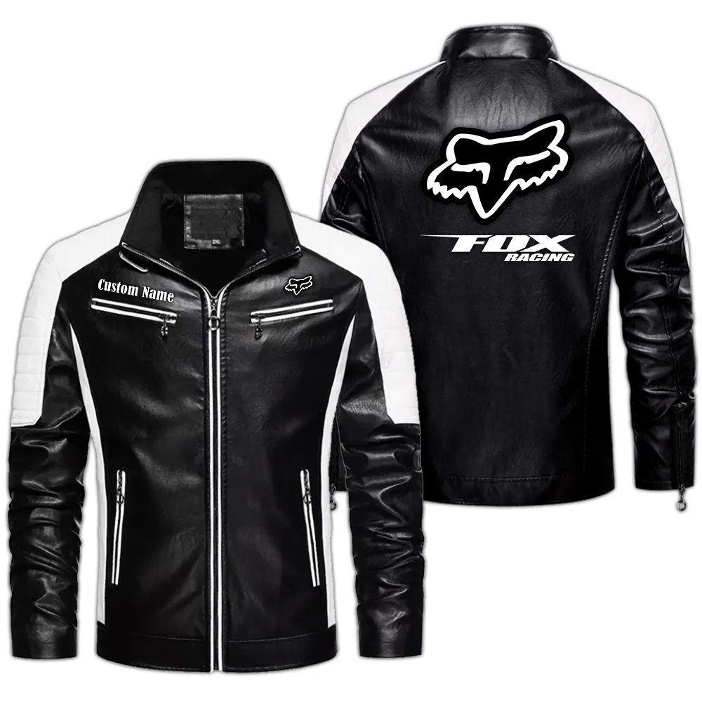 Protective Riding Gear Men's Pu Leather Jacket, Rider Lifestyle PU Leather CAR040 - Black