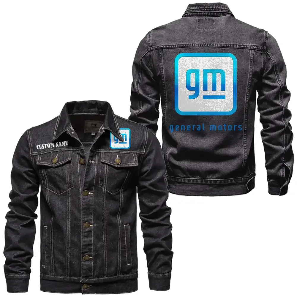 Automotive Group Denim Jacket, Denim Jacket Built Tough CAR190 - Black