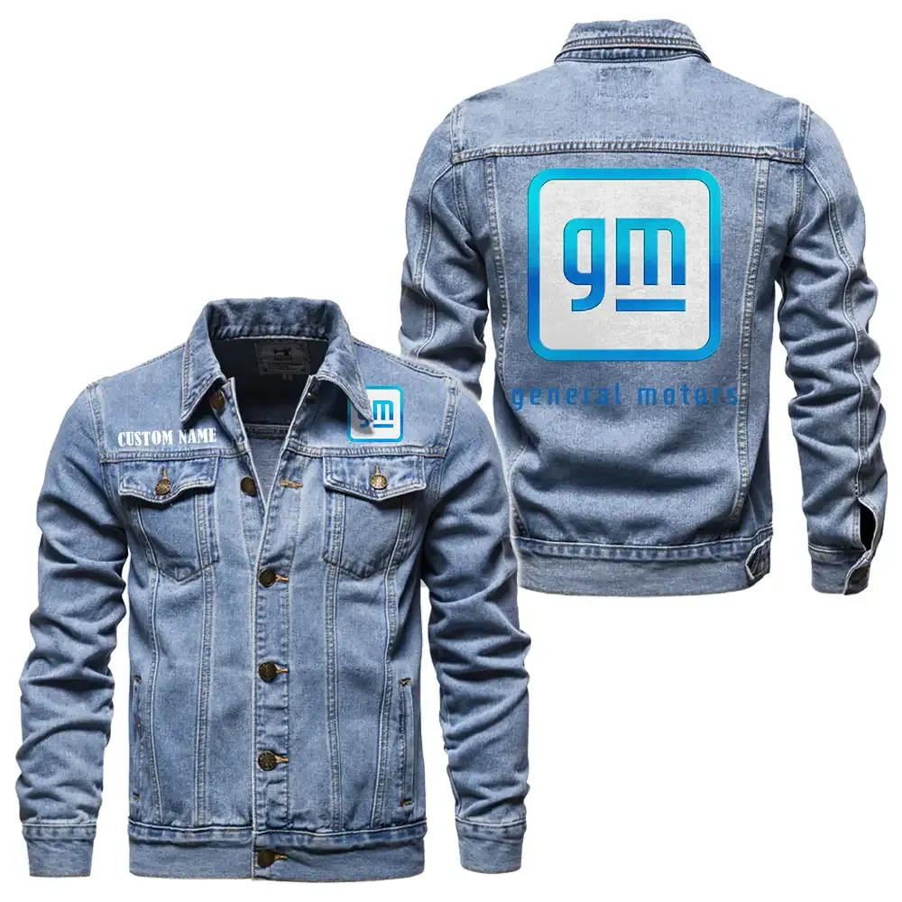 Road Vehicle Producer Denim Jacket, Street Spirit Denim Jacket CAR190 - Light Blue