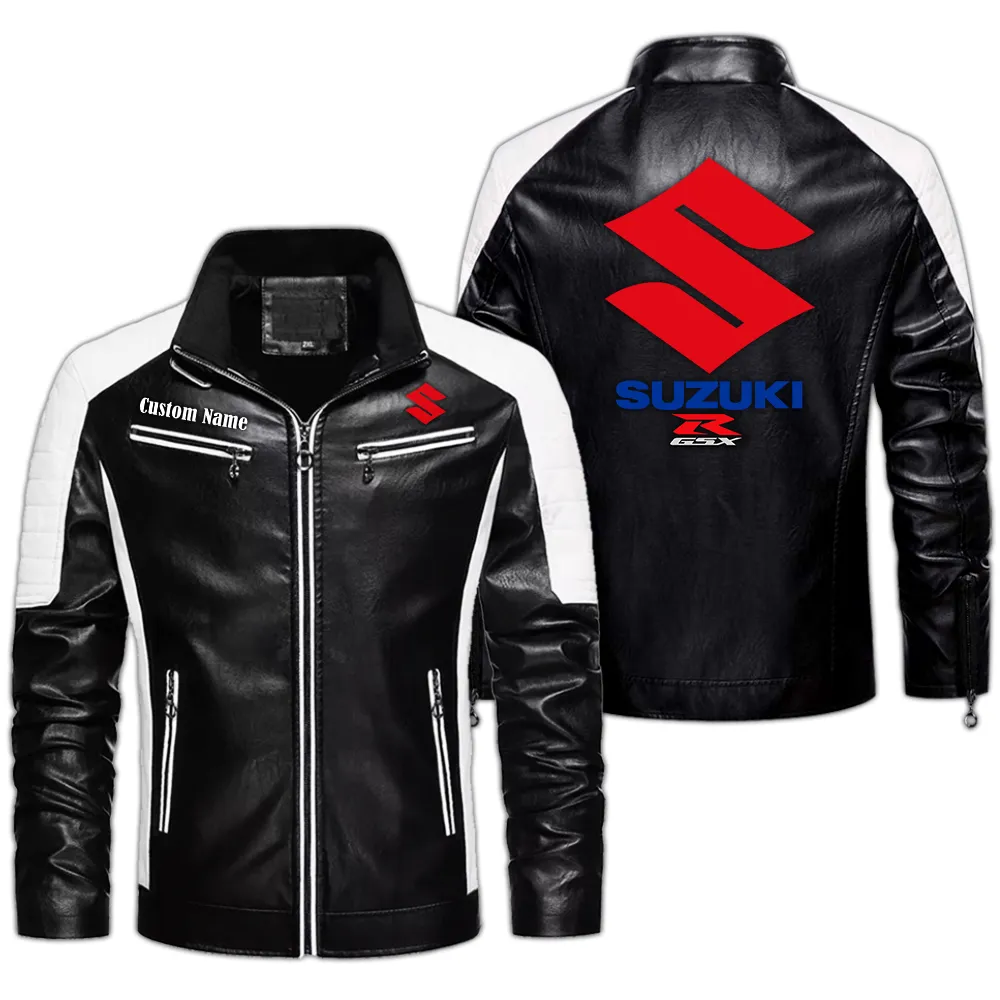 Rider’s Sport Ride Men's Pu Leather Jacket, Rider Lifestyle PU Leather CAR040 - Black
