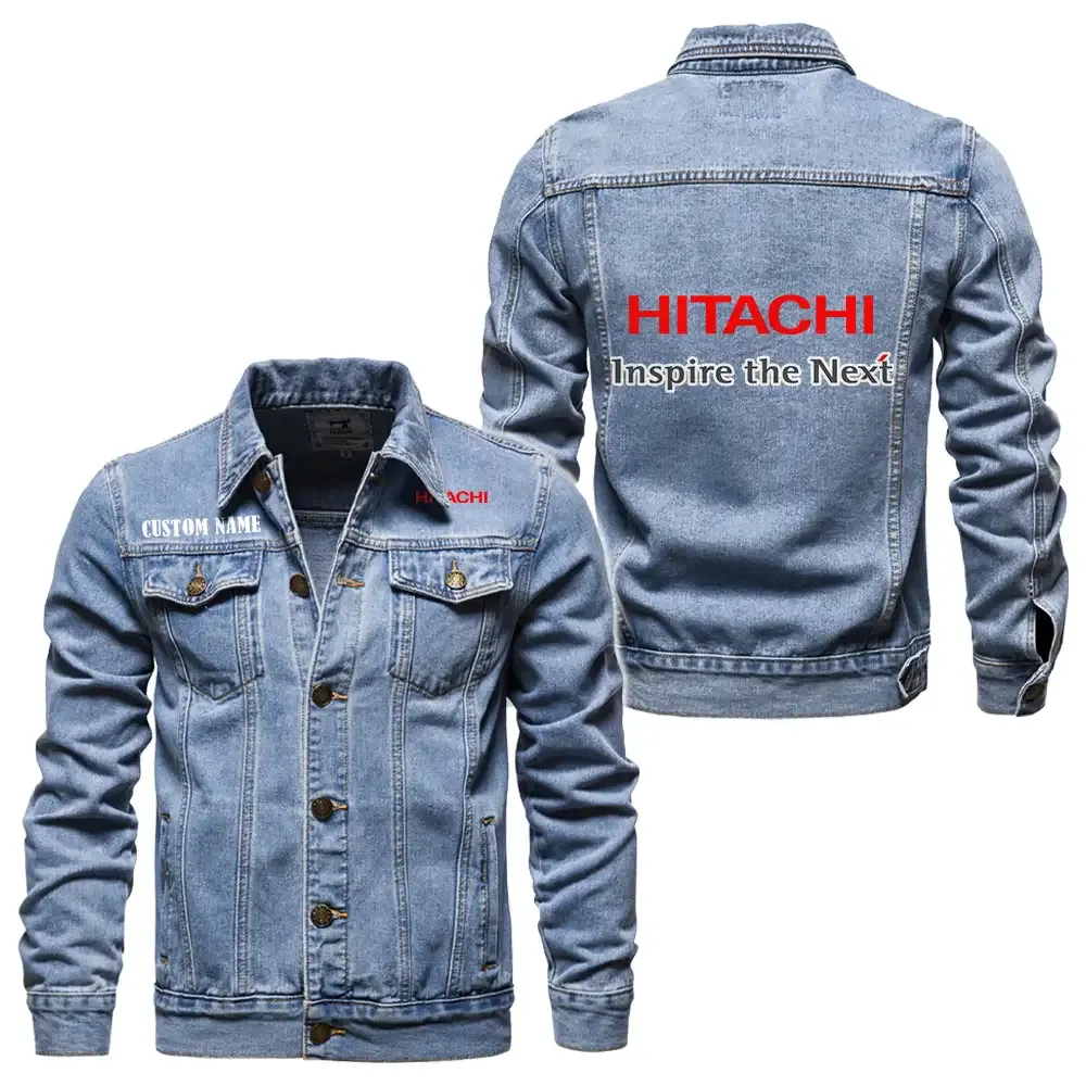 Industrial Spirit Denim Jacket, Classic Fit Gearhead Spirit CAR190 - Light Blue