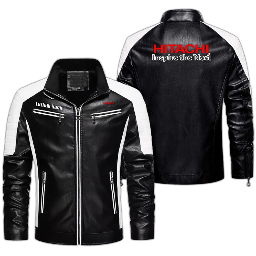 Durable Gear Men's Pu Leather Jacket, Motorcycle Spirit PU Style CAR040 - Black