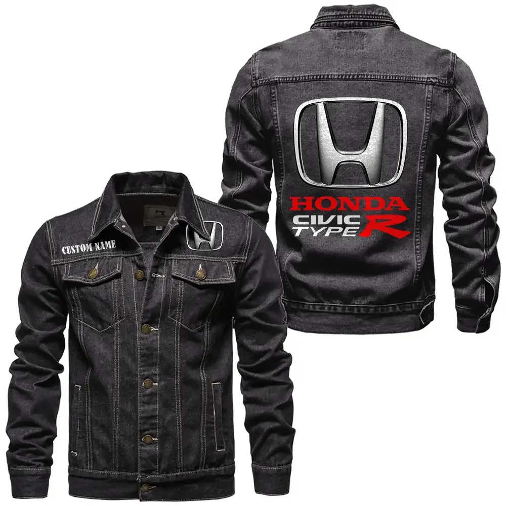 Street Gear Denim Jacket, Everyday Rugged Denim Jacket CAR190 - Black