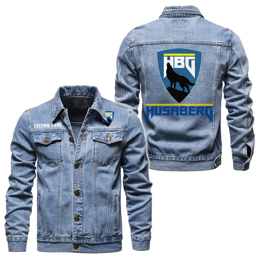 Rugged Two-Wheeler Denim Jacket, Garage-Ready Denim Wear CAR190 - Light Blue